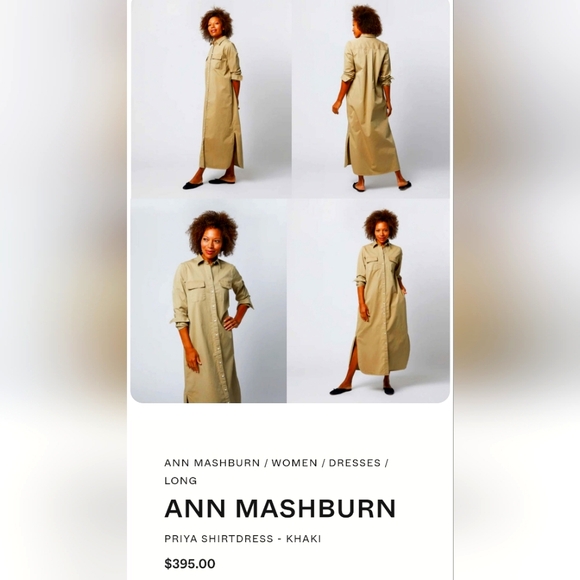 Ann Mashburn Button Down Long Sleeve T-Shirt Dress Small - Picture 1 of 8